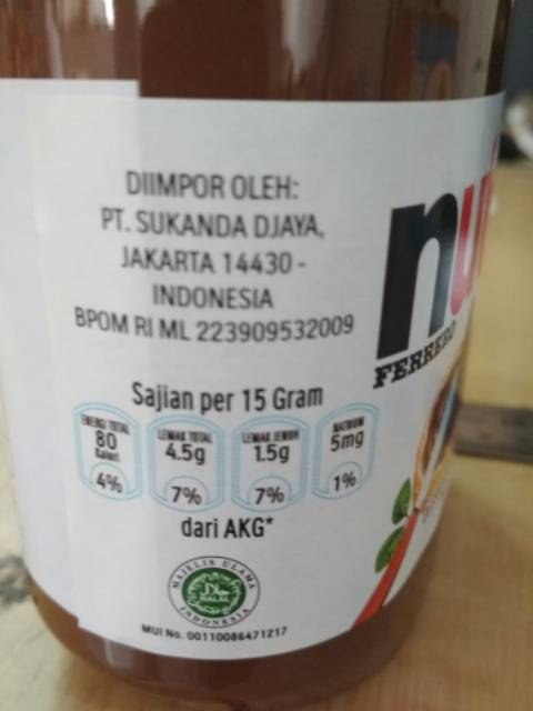 Nutella 1kg TERBARU Exp Juli 2024 PROMO HALAL!!