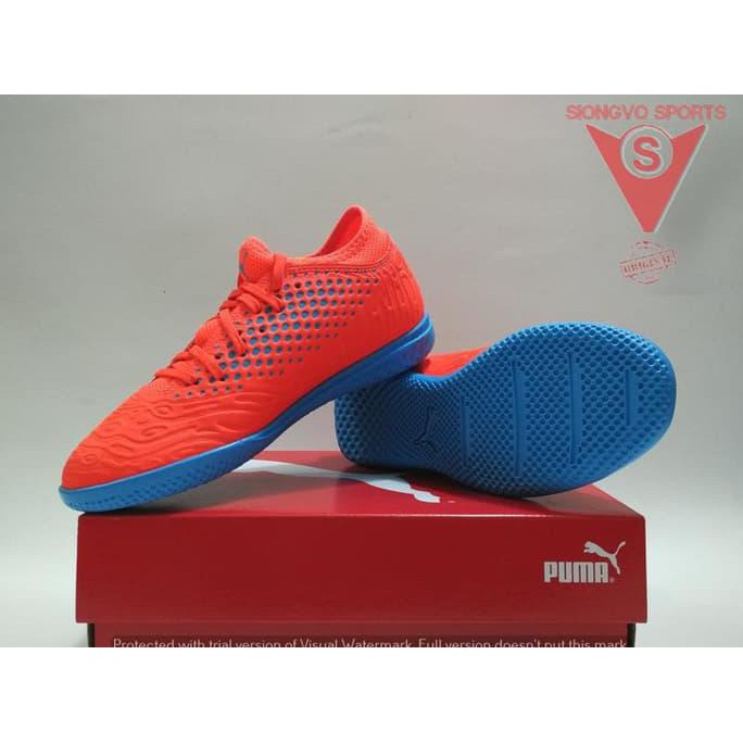 PR00M000 SEPATU FUTSAL ANAK - PUMA FUTURE 19.4 IT JR ORIGINAL 10555901 REDBLAST Murah
