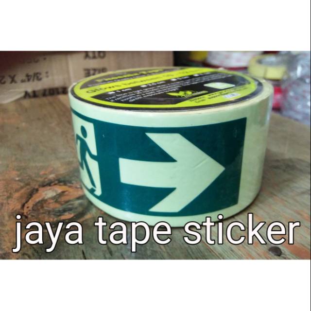 

Stiker fosfor reflective-sticker scotlite posfor glow in the dark not 3m