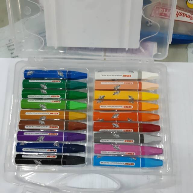 Crayon KENKO 18 warna oil pastels