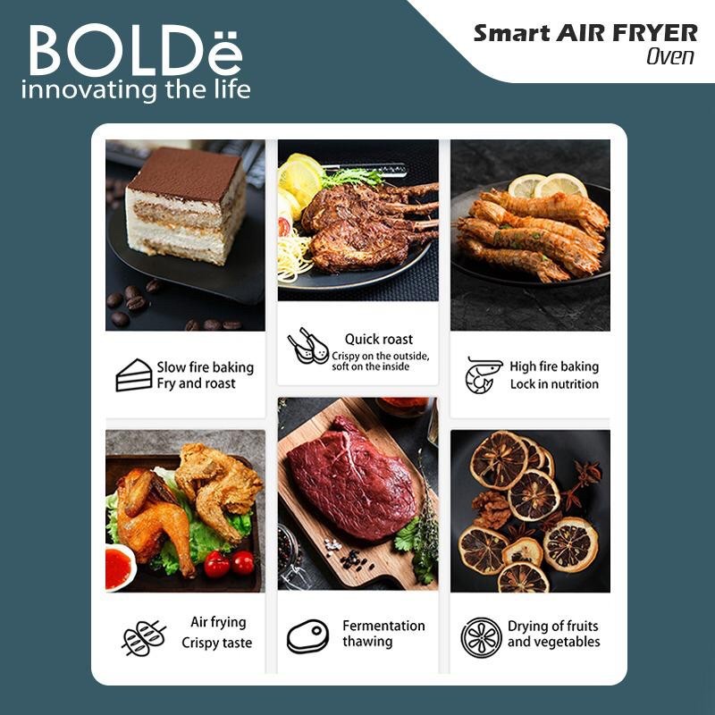 BOLDe SMART AIR FRYER OVEN 3 IN 1 - Oven Digital Garansi 2 Tahun