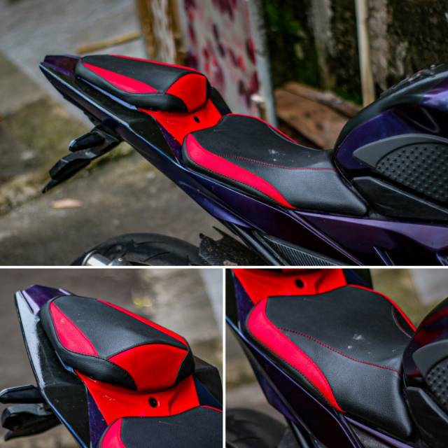 SARUNG JOK CBR 150 COVER SEAT CBR 150 SARUNG JOK MB TECH  SINGLE SEAT CBR VISOR WINGLET KONDOM CBR