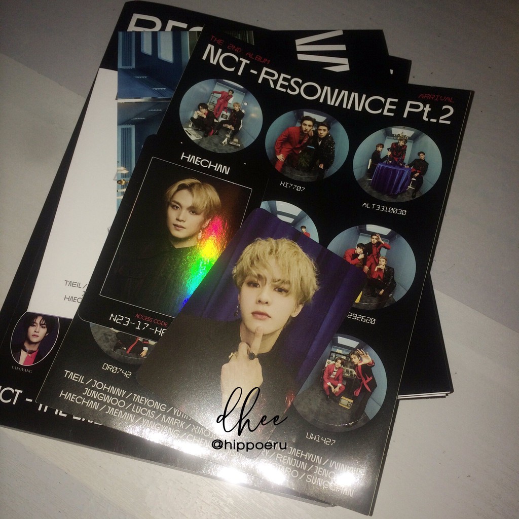 NCT2020 RESONANCE PT.2 ARRIVAL HAECHAN AC KUN PC
