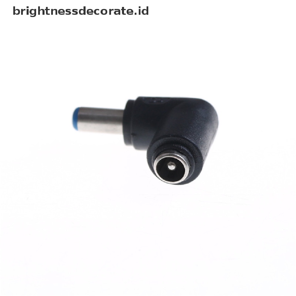 Adapter Konektor DC Power 5.5mm x 2.1mm Male Ke Female Sudut Kanan