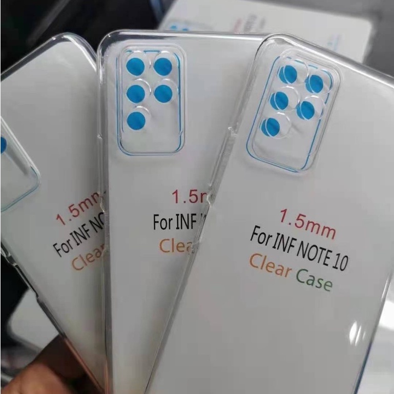 Infinix Note 10 Case Softcase CLEAR HD CAMERA PROTECTION Case Casing Hp Infinix Note 10