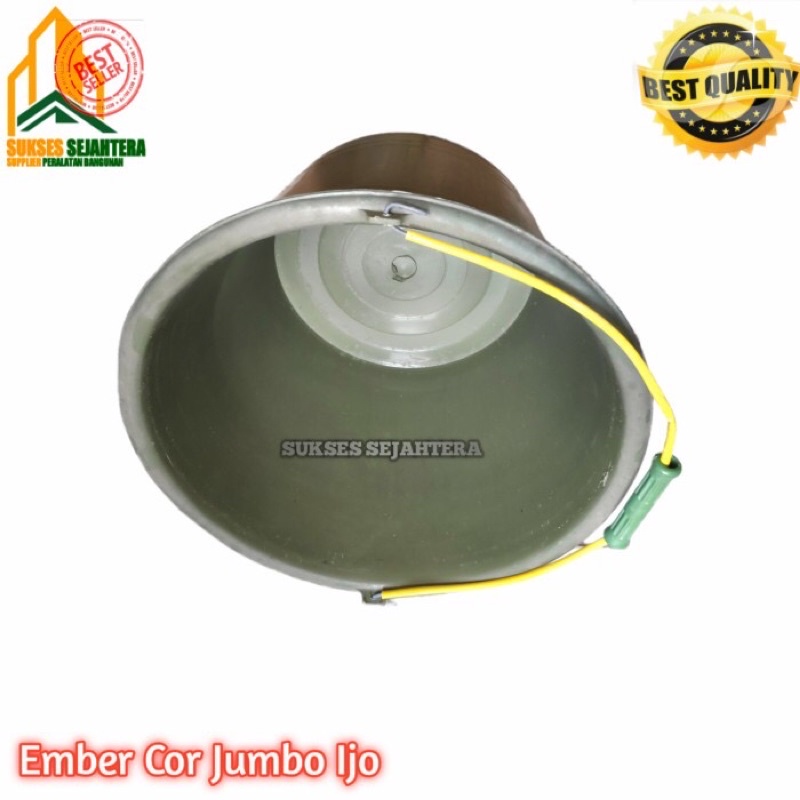 Ember Cor Jumbo/Ember Plastik Besar Hijau