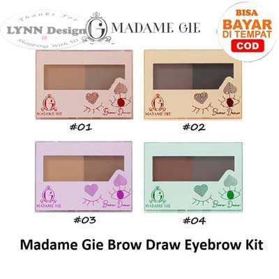 Madame Gie Eyebrow Draw Brow kit 01 - 04 Eye brow BPOM