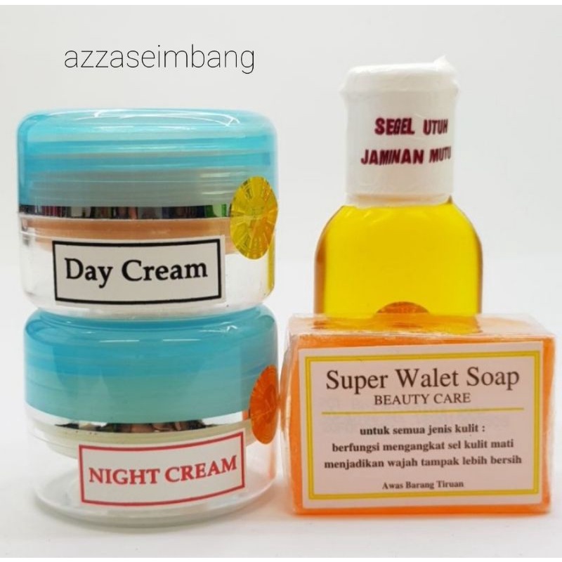 PAKET CREAM WALET BIRU//CREAM WALET BIRU