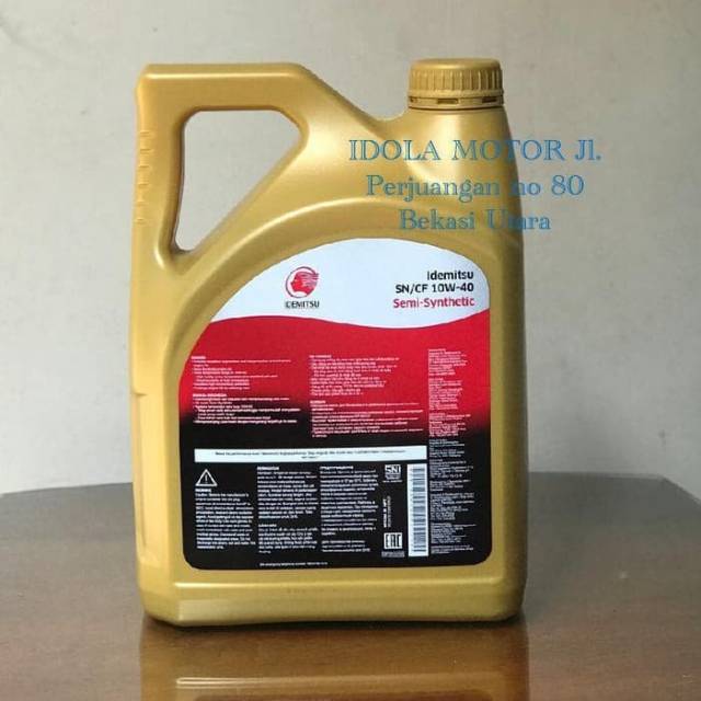 Oli idemitsu gasoline &amp; diesel SAE 10w-40 SN/CF isi 4 liter