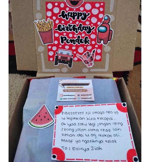 

☀ SNACK BOX by nesyaracraft ✨ / gift / snack / hadiah / kado / hampers / birthday ...