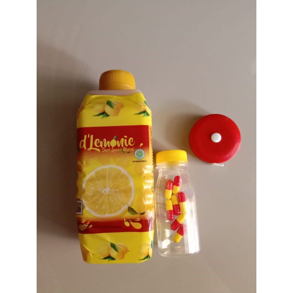 (BISA COD) PAKET ADELL TESTER UNTUK SEMINGGU 7 KAPSUL APEL SUPER SILAXING BPOM DAN 1 BOTOL D'LEMONIE