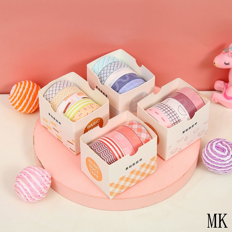 

5pcs Stiker Kertasselotip Washi Gambar Pohon Bunga Untuk Dekorasi Scrapbookbuku Diary Diy MK