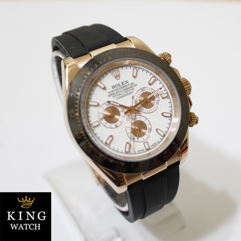 ROLEX DAYTONA OYSTER MEN'S WATCH - JAM TANGAN PERPETUAL SUPER CHRONO ACTIVE
