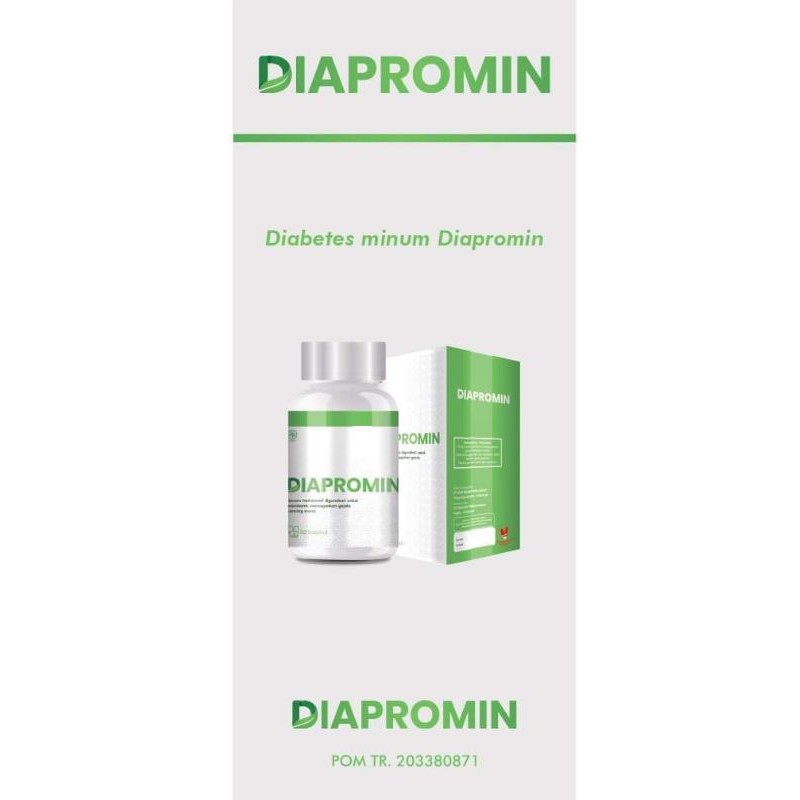 DIAPROMIN OBAT DIABETES ORIGINAL MENURUNKAN GULA DARAH SECARA CEPAT