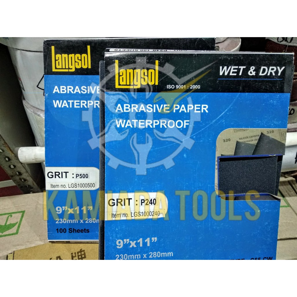 Kertas Pasir/ Amplas/ Kertas Amplas/ Kertas Gosok LANGSOL
