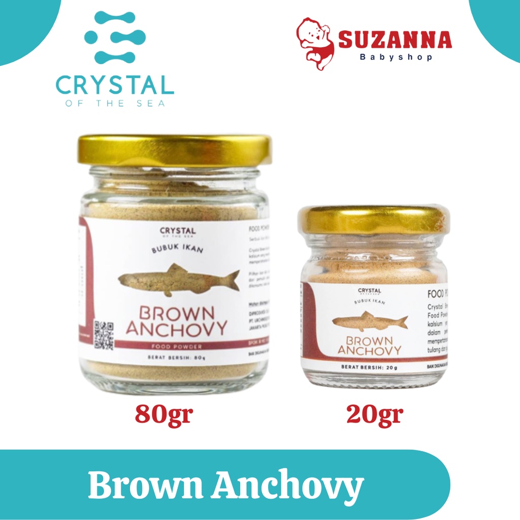 

Crystal Of The Sea Brown Anchovy Powder / Bubuk Ikan / Bubuk Teri Jengki