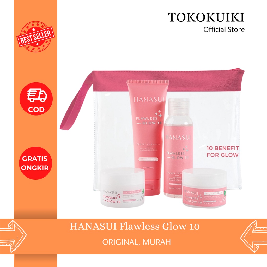 Paket Glow Hanasui Flawless Glow 10