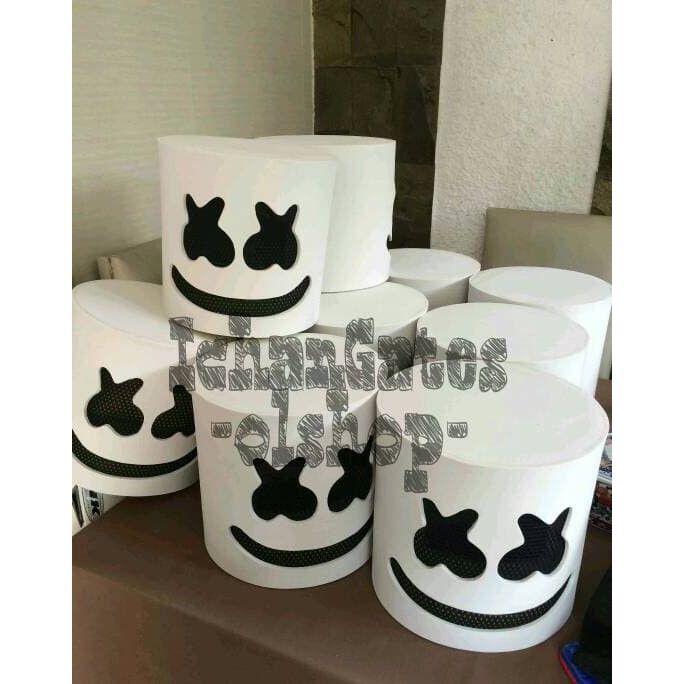 Terlaris TOPENG MARSMELLO TOPENG MARSHMELLO TOPENG DJ MARSHMELLOW HELM M