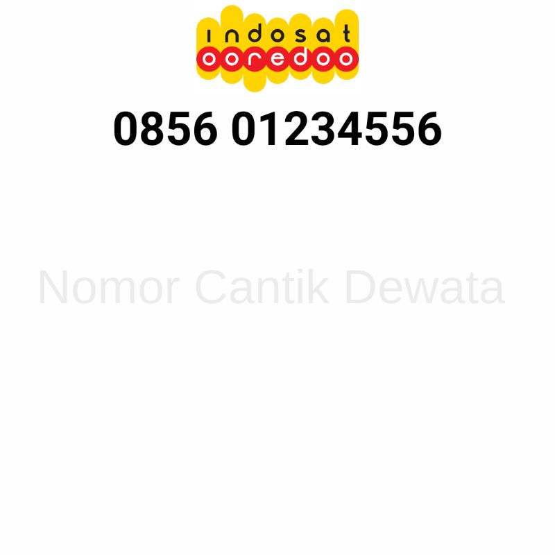 Nomor Cantik Im3 Kartu Perdana Indosat Nomer Cantik Seri 01234556