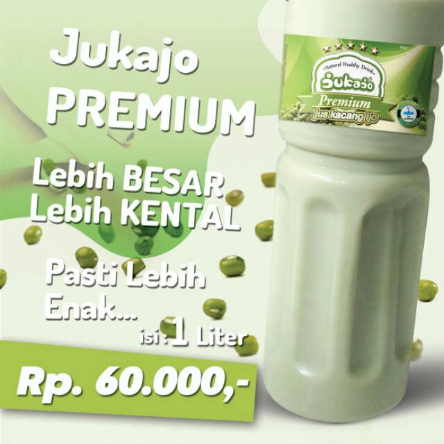 

JUKAJO PREMIUM Jus Kacang Hijau mix susu sapi murni UHT Jus di pesawat ke Presidenan Favorit SBY