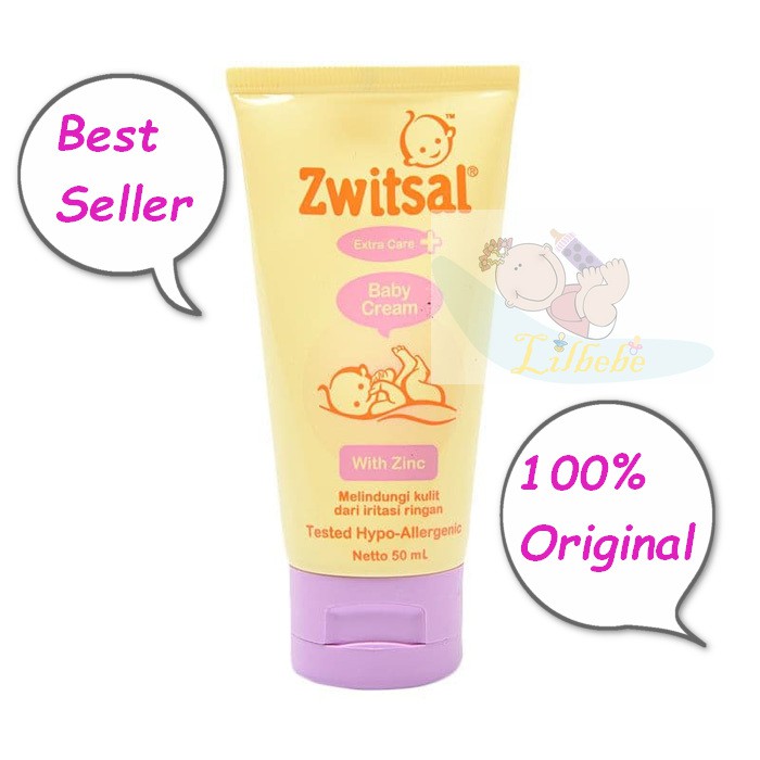 *ORIGINAL* Zwitsal Baby Cream With Zinc / Daily Diaper 50ml 50 ml / 100ml 100 ml