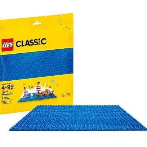 %$%$%$%$] LEGO Classic-10714 Blue Baseplate Set Basic Base Plate 32x32 City Town