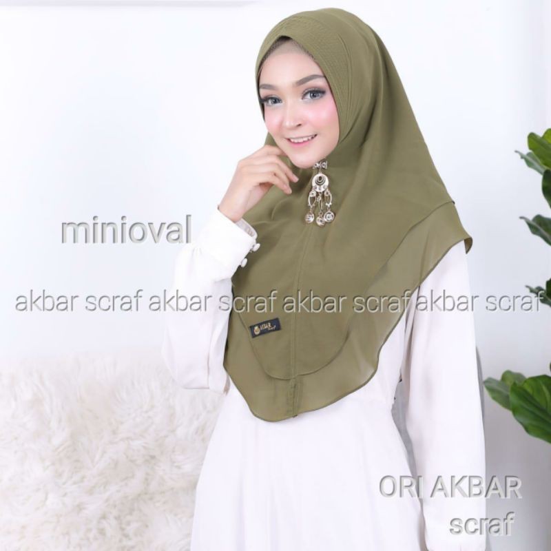 Promo Khimar Mini Oval AKBAR