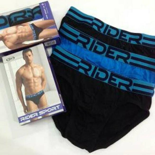 LANGSUNG ATC.. Rider Sport R 762 B | COD Celana Dalam CD Pria Cowok Rider Sport Sempak Kancut Katun