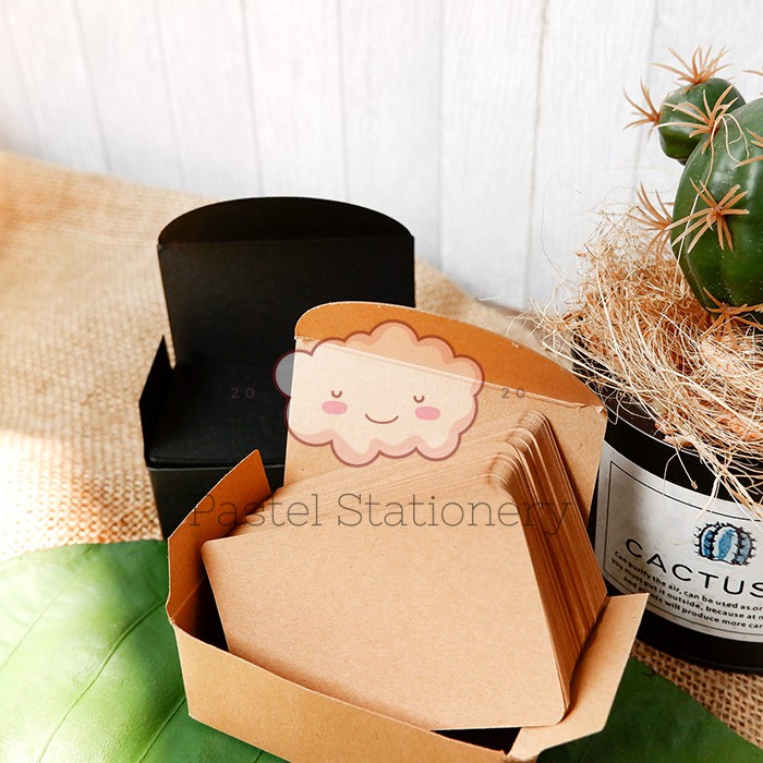 

Blank Kraft Paper Cards Set - Kertas Kraft Kartu Ucapan Polos