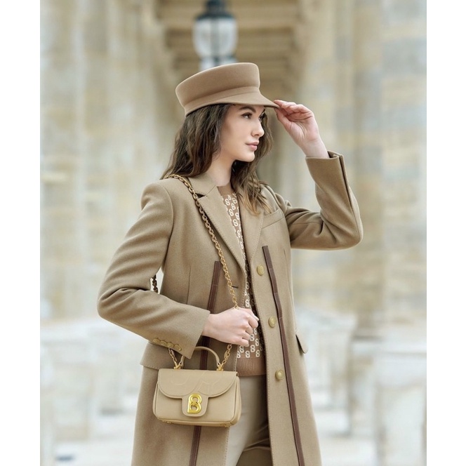 Alma bag beige small Buttonscarves