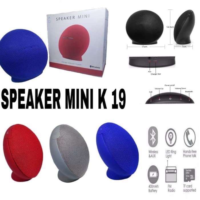Speaker bluetooth Mini Portable Wireless K19 Model Onyx HARMAN KARDON - Perak