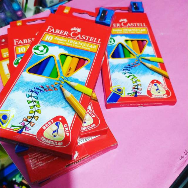 

FABER CASTELL Pensil Warna Junior Triangular