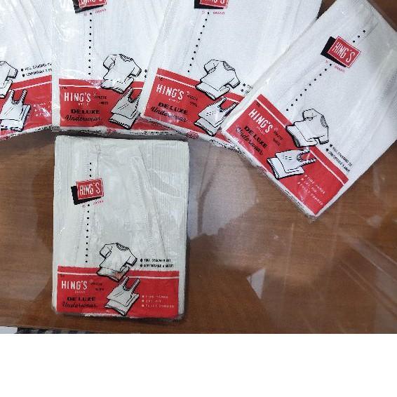 SINGLET HINGS PRIA, SINGLET DEWASA SALUR / KAOS DALAM PRIA HING'S SINGLET HINGS MERAH/ KUTANG, ORI