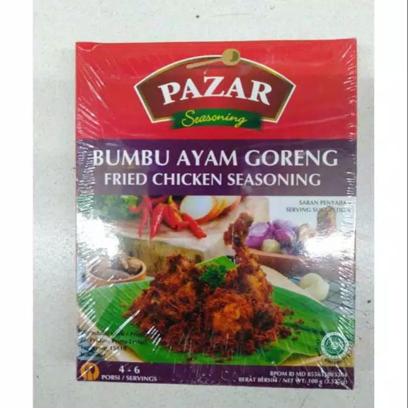 pazar bumbu ayam goreng 100 gram