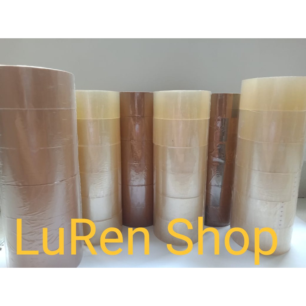 

Lakban Bening Coklat 90 yard kualitas Daimaru / Murah / Kuat / Bagus!
