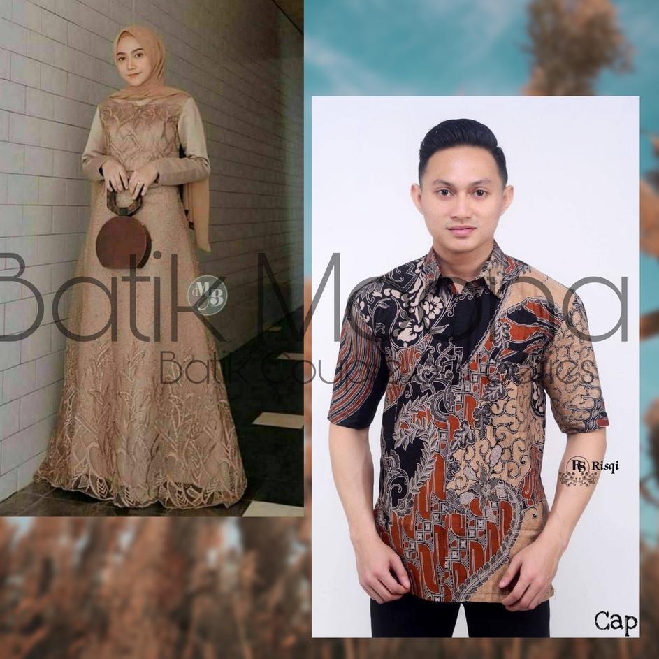 Muraaaahh.. BAJU COUPLE GAMIS BROKAT BUSUI AURA GOWN GAUN PESTA JUMBO L XL XXL 3XL KEMEJA TERBARU VI