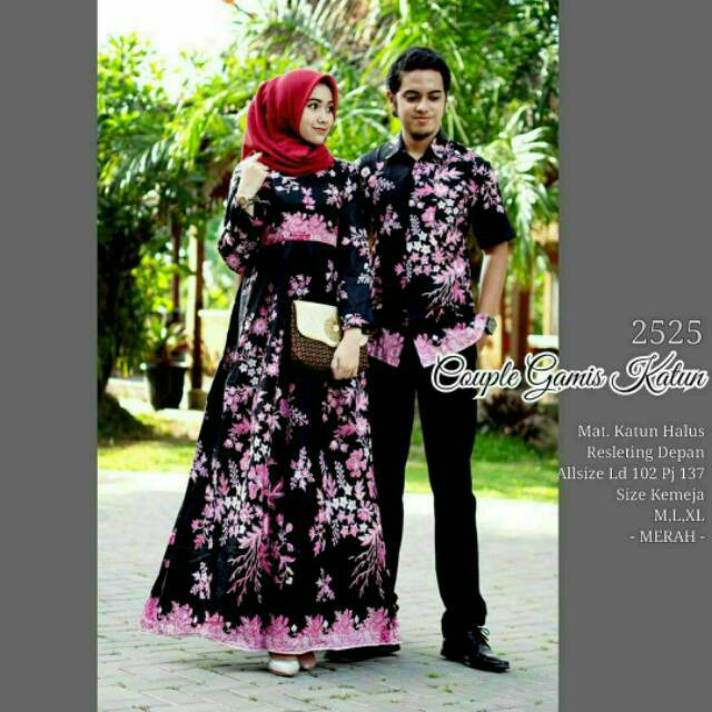 Maura Couple - Sania Ruffle Batik Couple Ori Ndoro Jowi DNT Garansi Termurah Shopee  SELENDANG MERAK