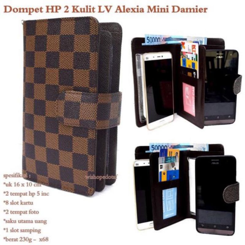 Medan Termurah KD45 Dompet lengkap Pockep hp Dompet kulit alexia