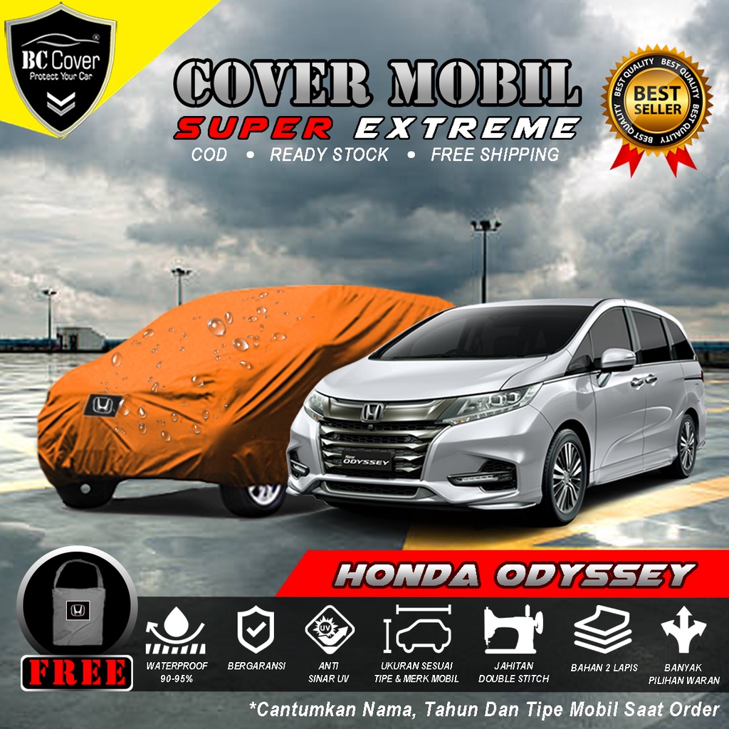 Body Cover Mobil Odyssey Outdoor Waterproof / Sarung Mobil Honda Oddysey Waterproof / Selimut Tutup Mantol Kerudung Mantel Penutup Mobil Honda Odyssey Waterproof Outdoor Anti Air