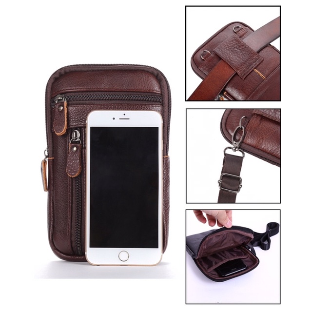 tas slempang kulit asli tas slempang mini dompet hp kulit asli