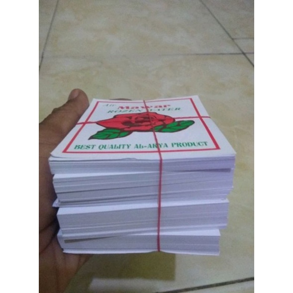 

Kertas air mawar isi 500 lembar sesuwaiy gambar
