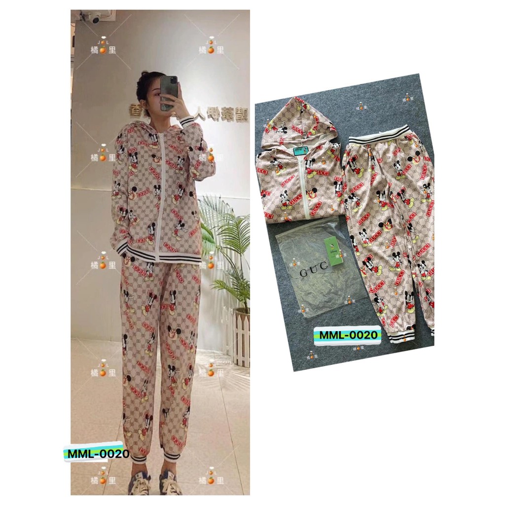 SALE SET STELAN CELANA JACKET GUCCI DISNEY BAHAN IMPORT BKK