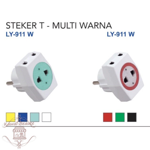 LY-911 W Steker T multi warna Yunior (Loyal)