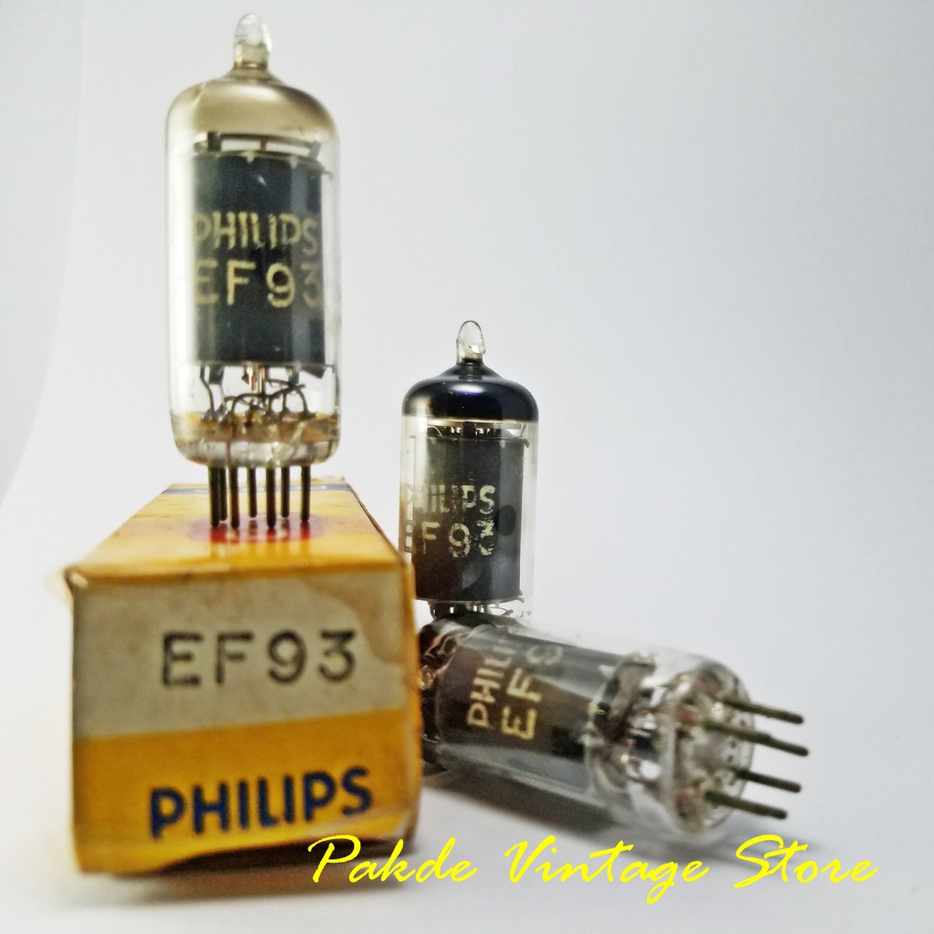 EF93 VALVE TABUNG VACUUM TUBE SIMILARY 6BA6 HIGHT QUALITY PHILIPS VINTAGE RADIO AMPLIFIER