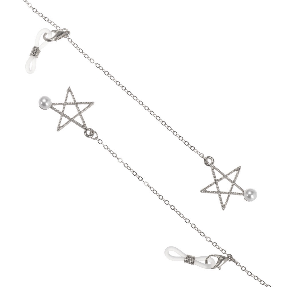 Strap Holder Kacamata Anti Slip Bahan Metal Untuk Pria / Wanita