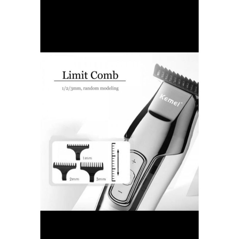 Alat Cukur Rambut Cas Kemei KM-5027 Lcd Display - Hair Trimmer Km 5027