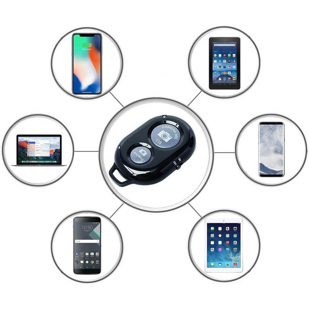 Tomsis Bluetooth Remote HP selfie Kamera Android / IOS