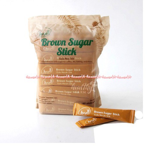 Ansell Brown Sugar Gula Nira Gula Jawa Bubuk 250gr Gula Cokelat Ansel