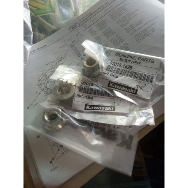 Mur As arm ZX130 Mur magnet ninja R 150 Original kawasaki