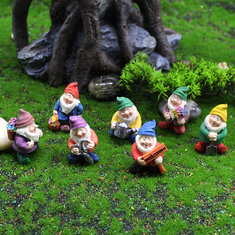 ELEGANT Cute Micro Landscape Handmade Bonsai Decoration Miniature Figurine Tiny Gnomes Elves Pixie Creative Craft Resin Fairy Garden Ornament